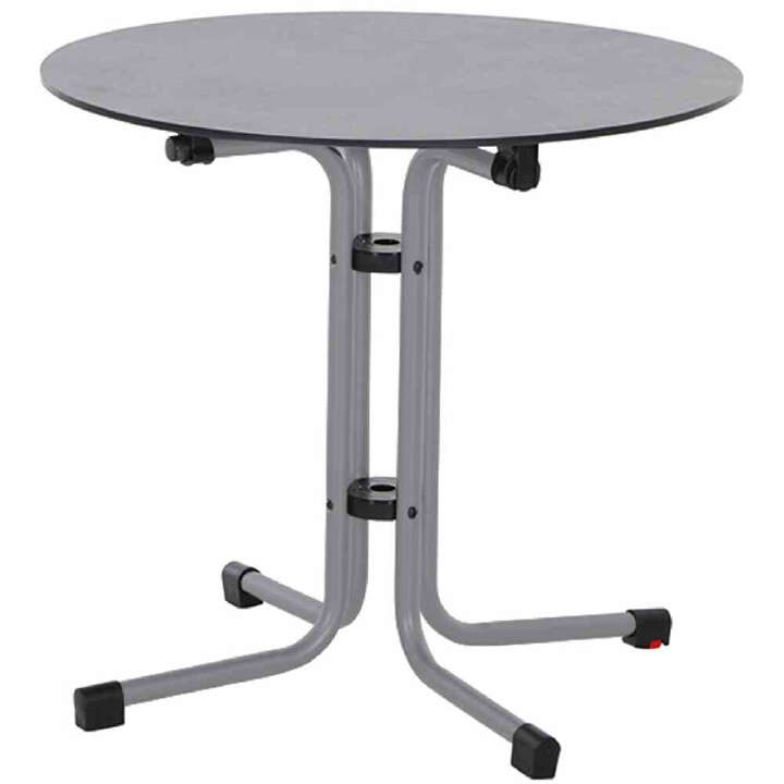 SIENA GARDEN Sola Klapptisch Ø 80 cm, silber